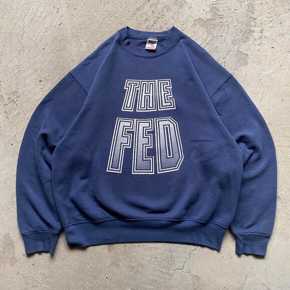 Distressed 90s the fed crewneck - Picture 1 of 5